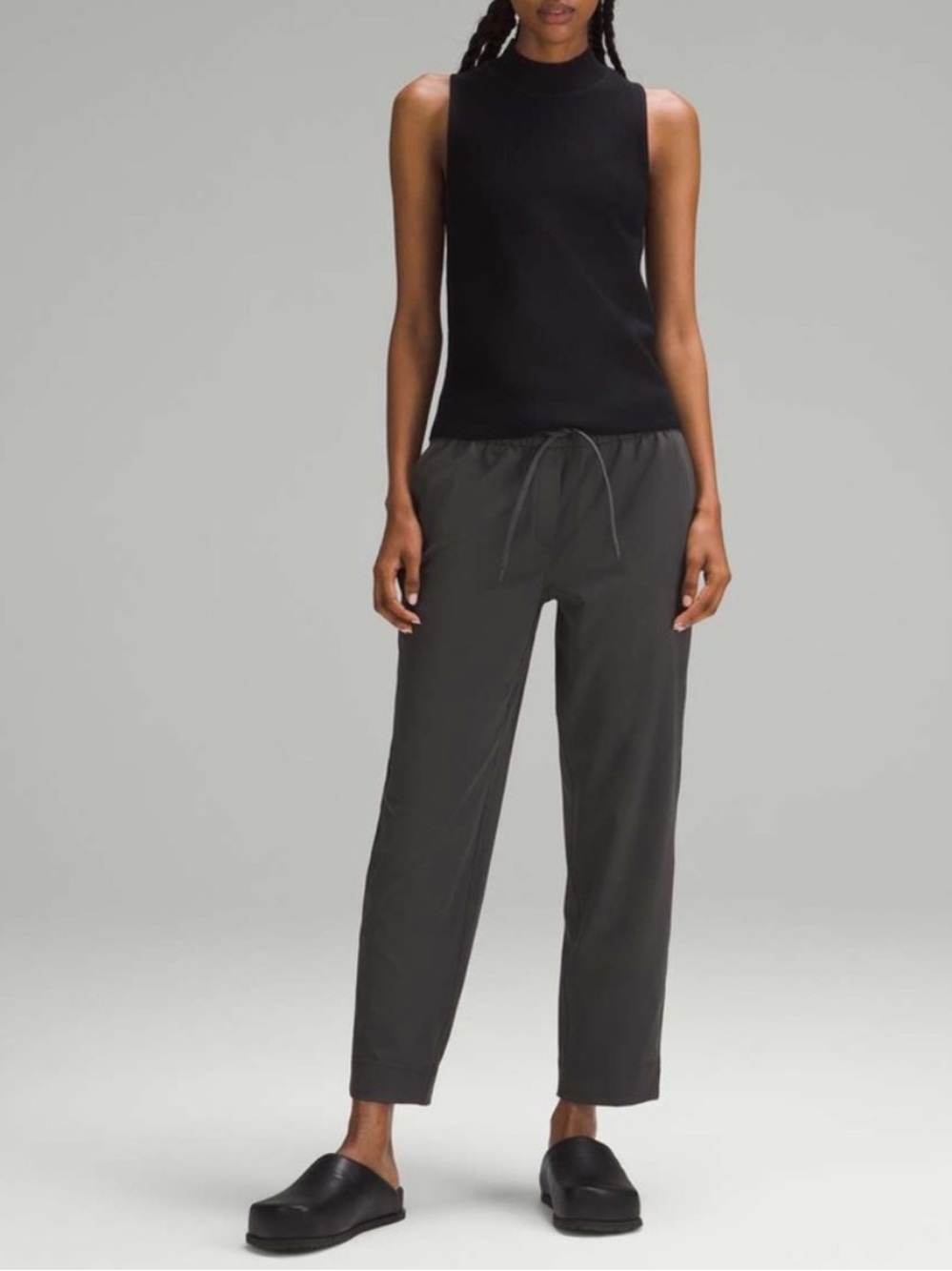 Lululemon Mid-Rise Pant 7/8 Length Luxtreme Graphite Grey | Size XL